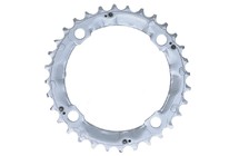 Фото: Звезда передняя SHIMANO Deore FC-M510, 32T, 9ск, Серебристый