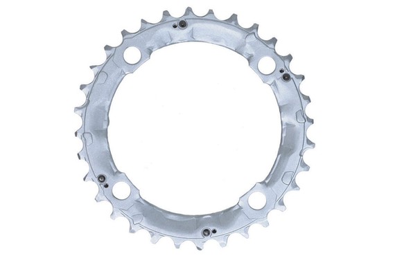 Фото: Звезда передняя SHIMANO Deore FC-M510, 32T, 9ск, Серебристый
