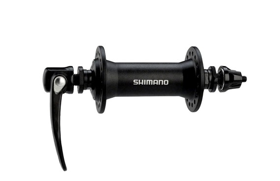 Фото: Втулка передняя SHIMANO Alivio HB-T4000, (32H), QR, Чёрная