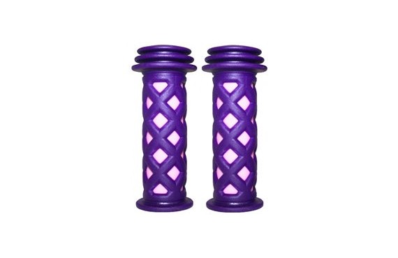 Фото: Грипсы VINCA SPORT, детские, 105 мм, Фиолетовый/розовый