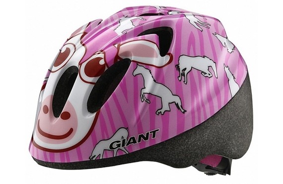 Фото: Велошлем детский GIANT Cub Girl Unicorn, размер 44-50см, Розовый