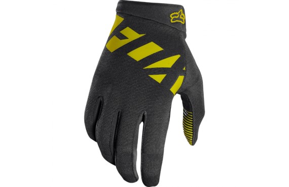 Фото: Велоперчатки FOX Ranger Glove Black/Yellow, размер L