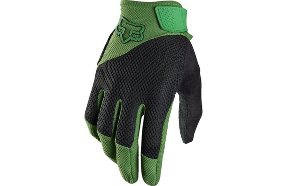 Фото: Велоперчатки FOX Reflex Gel Glove Green, размер M