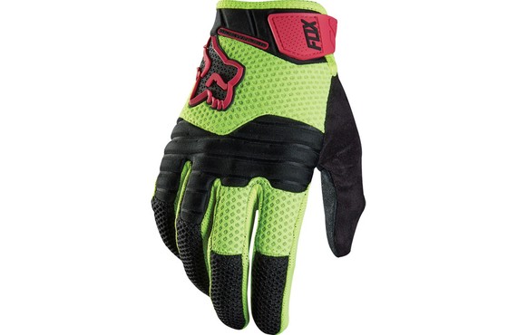 Фото: Велоперчатки FOX Sidewinder Glove Flow, размер M, Желтый/Черный