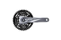 Фото: Система шатунов SHIMANO Acera FC-M3000 (40/30/22T), 170мм, 9ск., Серый
