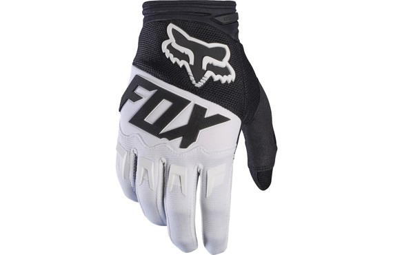 Фото: Велоперчатки FOX Dirtpaw Race Glove, размер L,  Черный/Белый