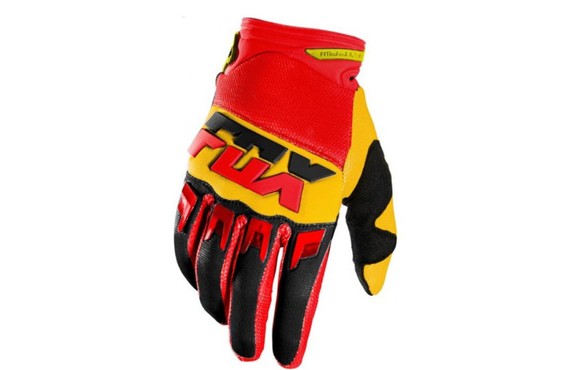 Фото: Велоперчатки FOX Dirtpaw Mako Glove Yellow, размер L