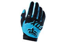Фото: Велоперчатки FOX Dirtpaw Race Glove, размер M, Голубой/Черный