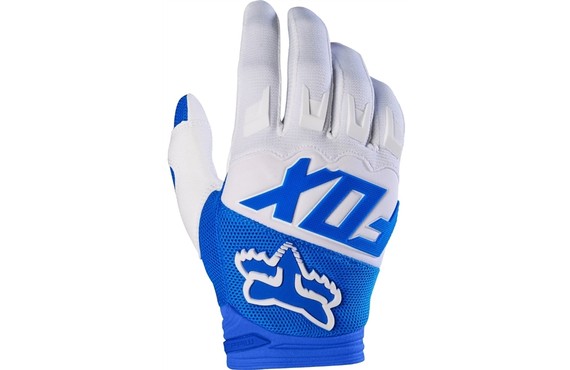 Фото: Велоперчатки FOX Dirtpaw Mako Glove, размер L, Синий/Белый