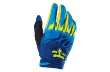 Фото: Велоперчатки FOX Dirtpaw Race Glove, размер M, Синий/Желтый