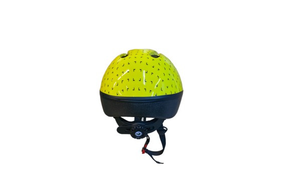Фото: Шлем велосипедный детский GREEN CYCLE Flash 48-52см, Жёлтый/чёрный