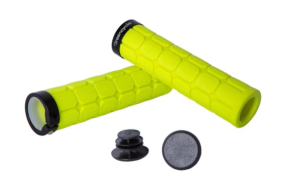 Фото: Грипсы GREEN CYCLE GGR-419, 130мм, Жёлтый