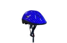 Фото: Шлем велосипедный детский GREEN CYCLE Flash 48-52см, Синий/белый