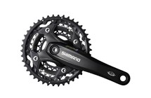 Фото: Система шатунов SHIMANO FC-M522, Oct, (42/32/24T), 10ск, 170мм, Черный