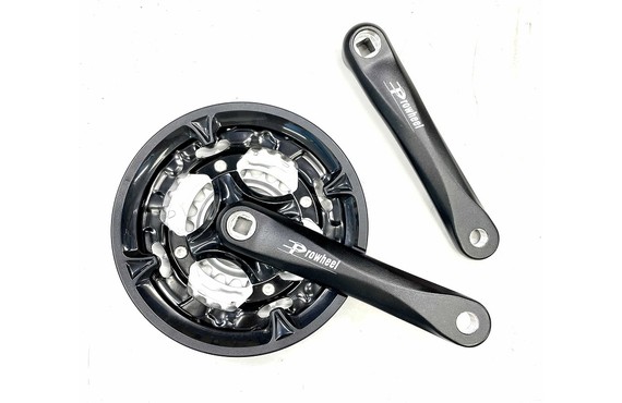 Фото: Система шатунов PROWHEEL TY-CN68, (42/32/22T), 170мм, Черный