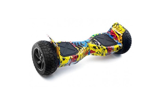 Фото: Гироскутер Smart Balance 9 APP off-road, желтый граффити