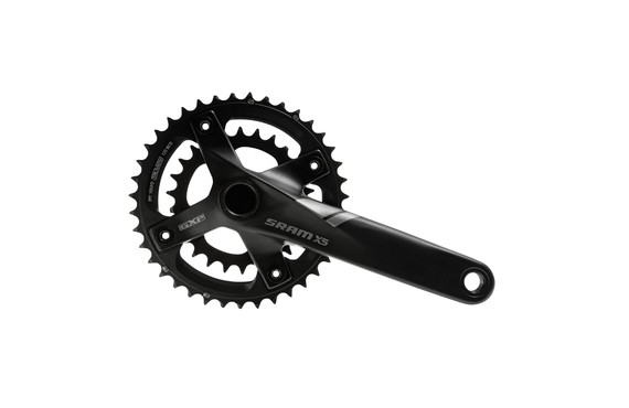 Фото: Система шатунов SRAM X5 (38/24T), 175мм, 10ск, Черный