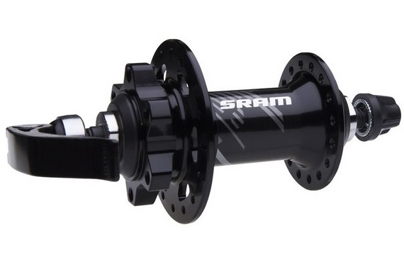 Фото: Втулка передняя SRAM 506 (32H), QR, 6 болт, Черный