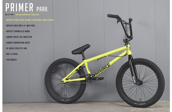 Фото: Велосипед BMX SUNDAY Primer Park 20.5 Жёлтый