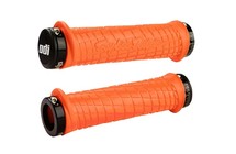 Фото: Грипсы ODI Troy Lee Designs, 130мм, Lock on, Оранжевый/Черный