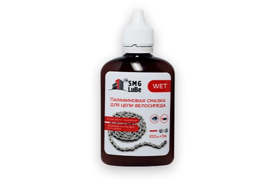 Фото: Смазка для цепи SMG LUBE WET, Всепогодная, 100мл