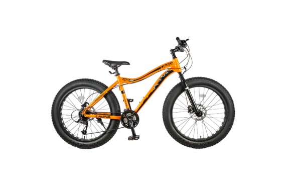Фото: Велосипед Fat Bike TECH TEAM Lavina 26, рама 18, 2021, Оранжевый